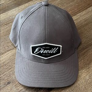 New O'Neill Charcoal Men's Hat /Horizon Cap by O'NEILL CLOTHING